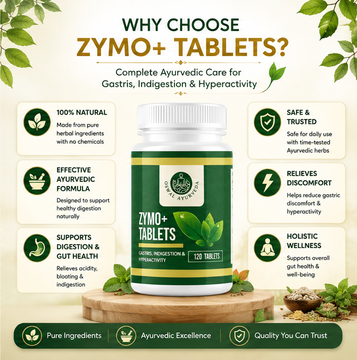 Zymo Plus Ayurvedic Digestive Tablets